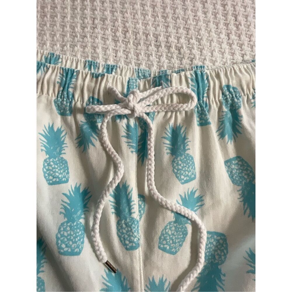 CORAL BAY Women’s 3X Drawstring Capris with Pineapple Print - Picture 3 of 6